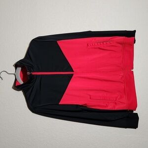 BCG Jacket Size S red black track style light jacket